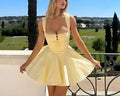 Amber in Sunshine Haze Fit & Flare Dress