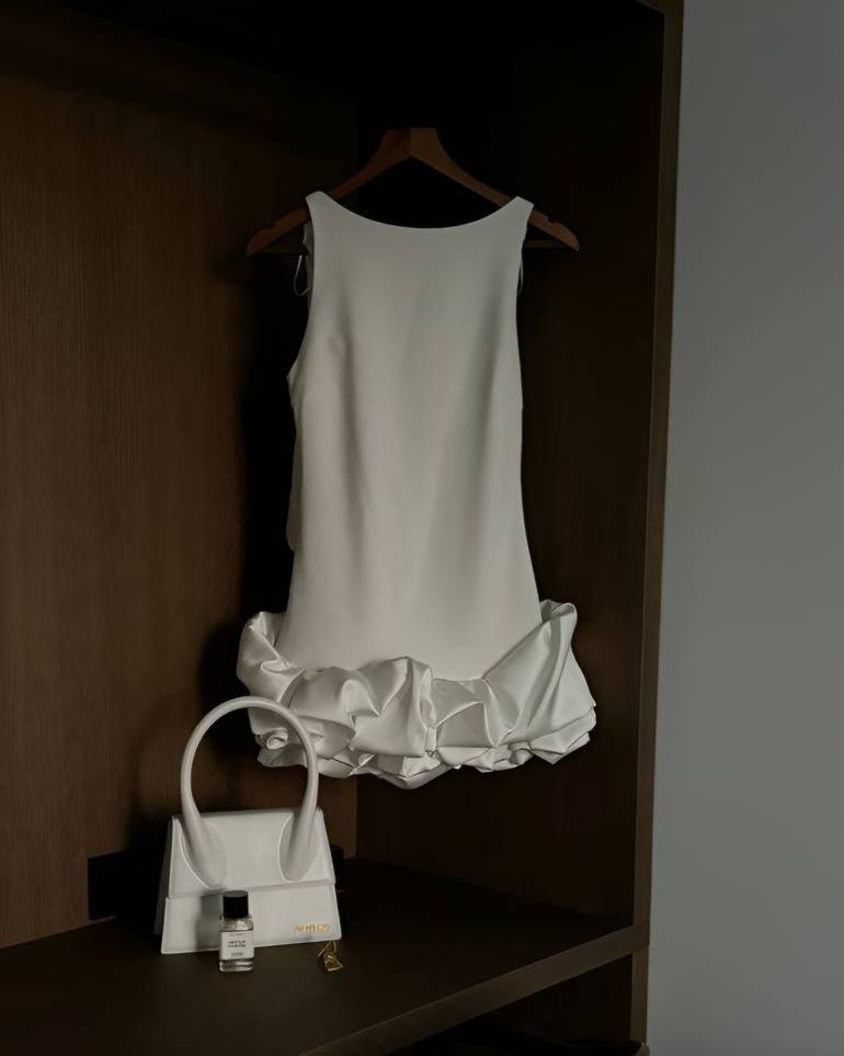 Sabrina Light Frill Mini Dress