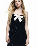Blair Sequin Bow Mini Dress