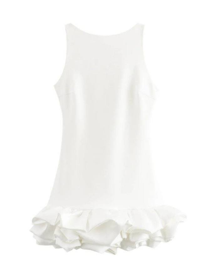 Sabrina Light Frill Mini Dress