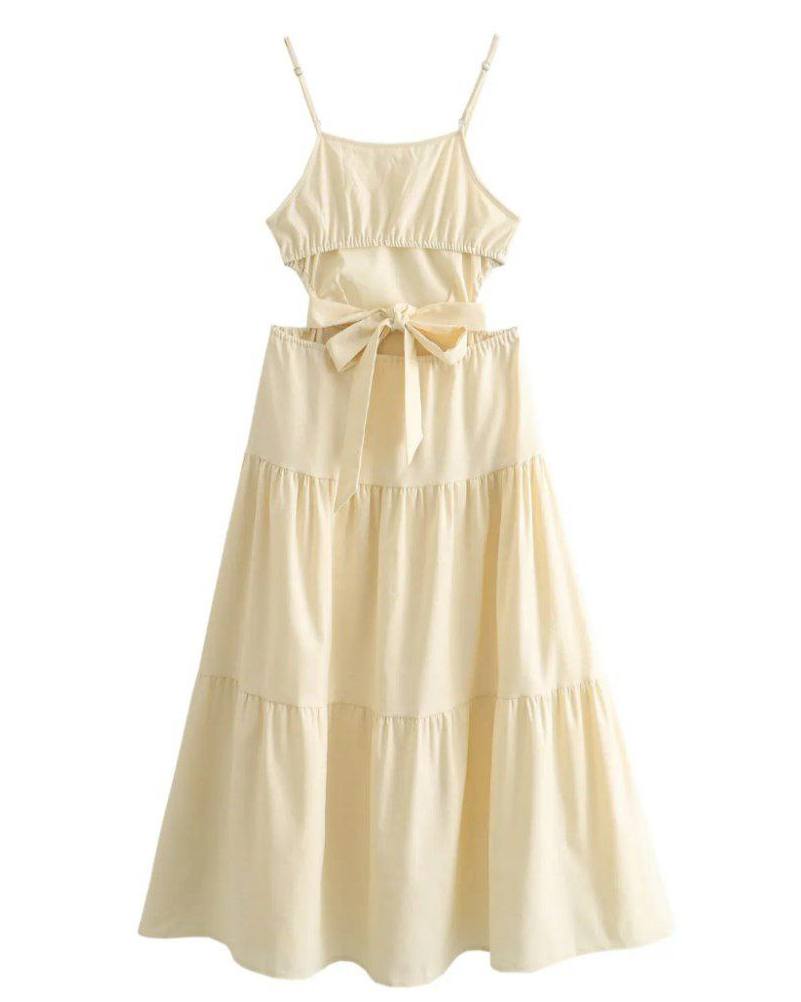 Maeve Dune Whirl Maxi Dress