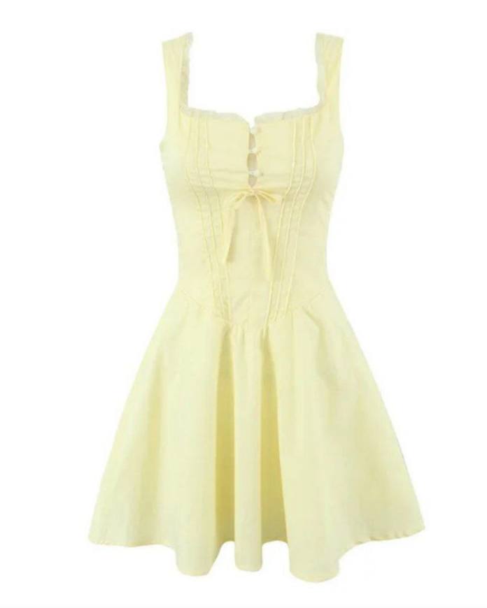 Amber in Sunshine Haze Fit & Flare Dress