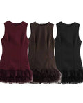 Freya Flounce Hem Mini Dress