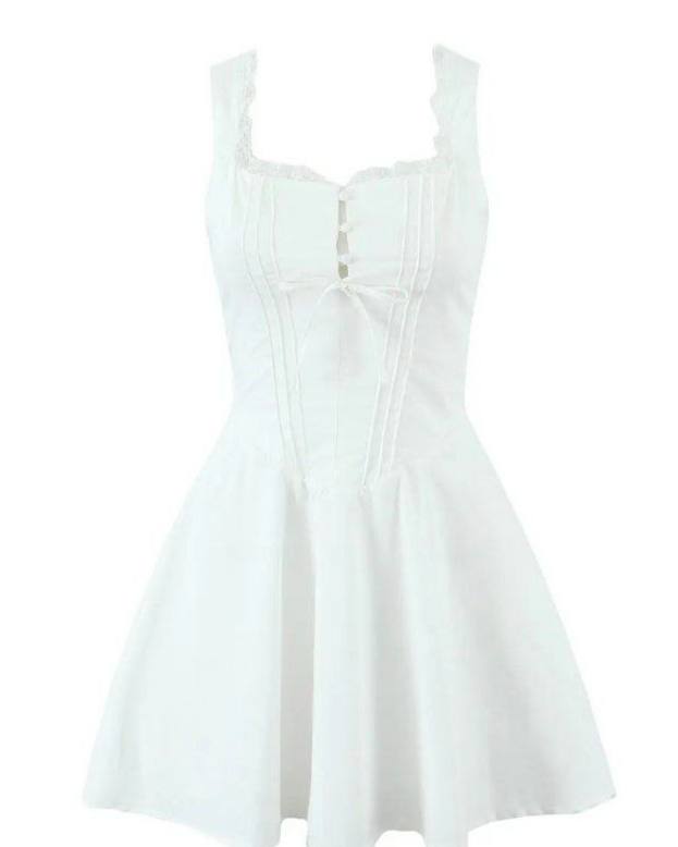 Amber in Whispered Pearl Fit & Flare Dress