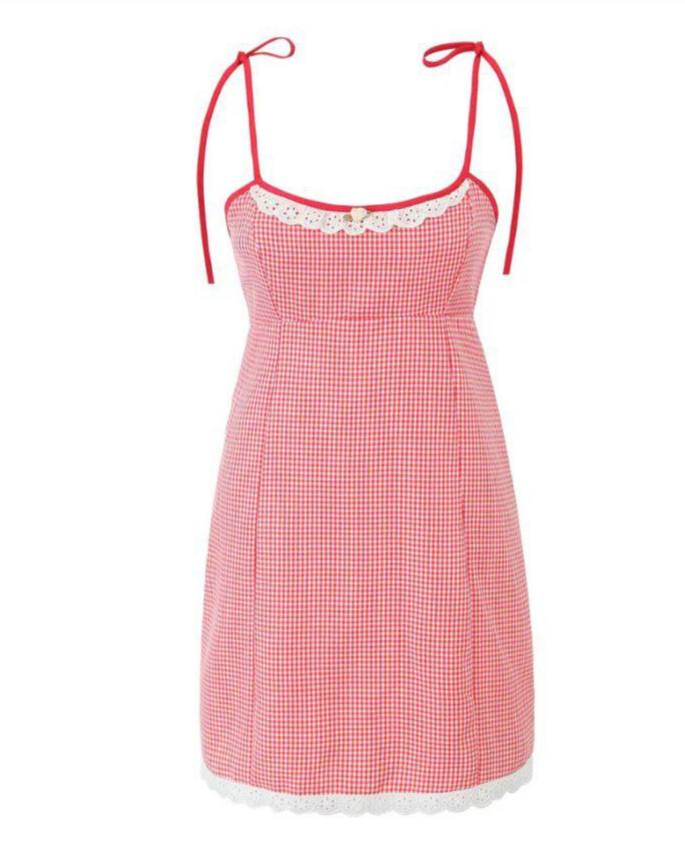 Ruby Picnic Mini Slip Dress