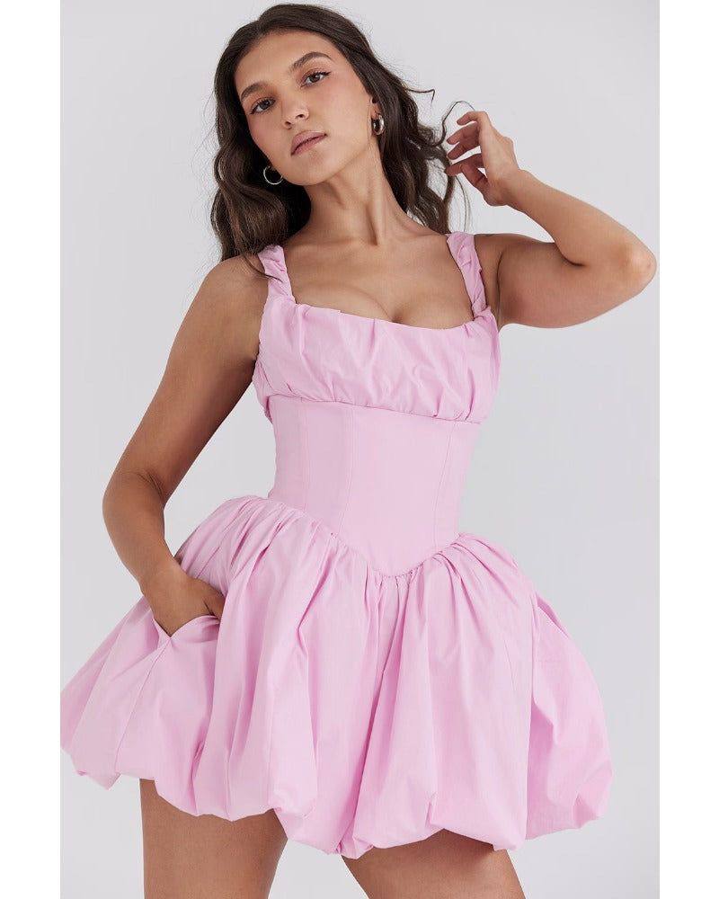 Tiffany Lavender Mist Pleated Dress