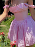 Tiffany Lavender Mist Pleated Dress
