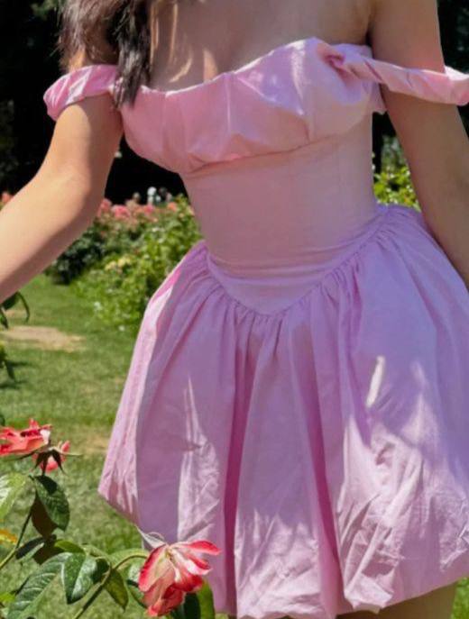 Tiffany Lavender Mist Pleated Dress