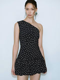 Cece Chic Polka Dot Mini Dress