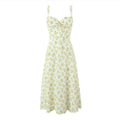 Daphne Lace Up Floral Dress