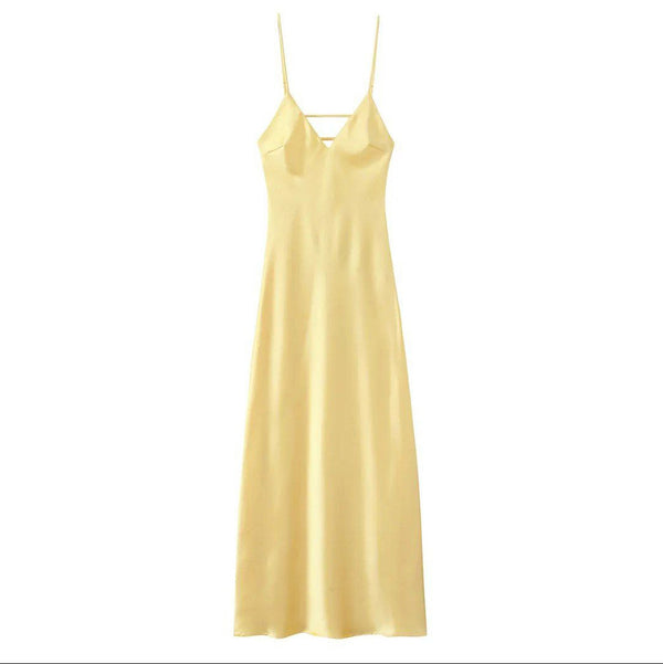 Belle Elegant Evening Slip Dress
