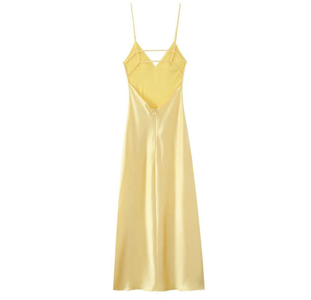 Belle Elegant Evening Slip Dress
