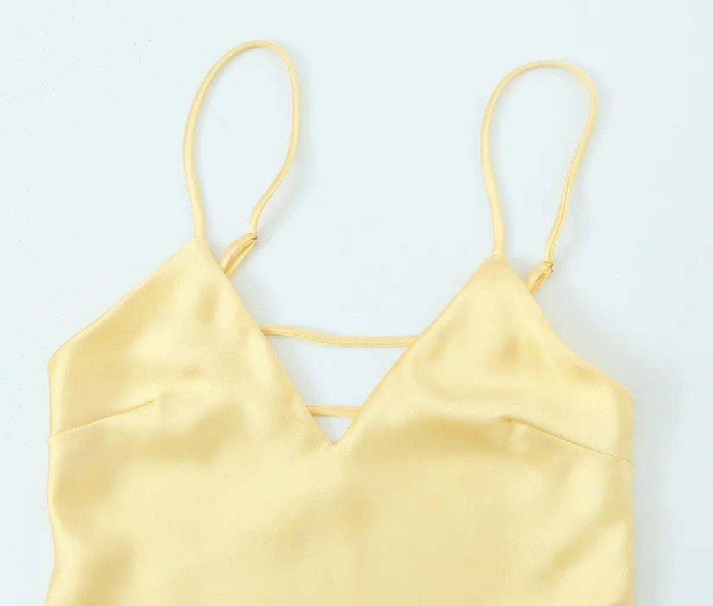 Belle Elegant Evening Slip Dress