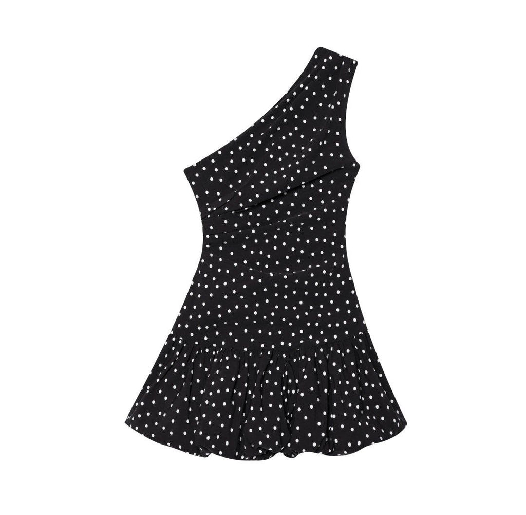 Cece Chic Polka Dot Mini Dress
