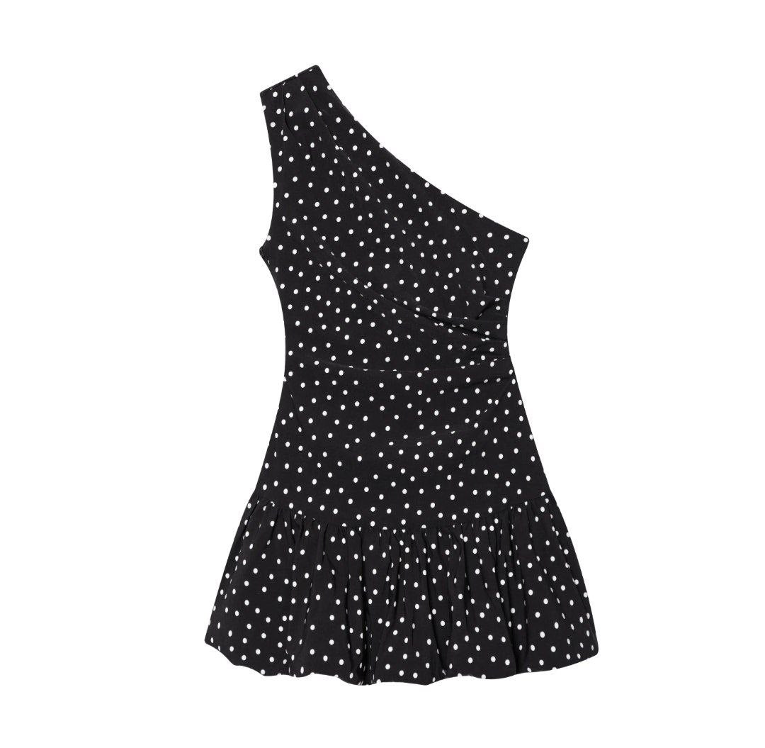 Cece Chic Polka Dot Mini Dress