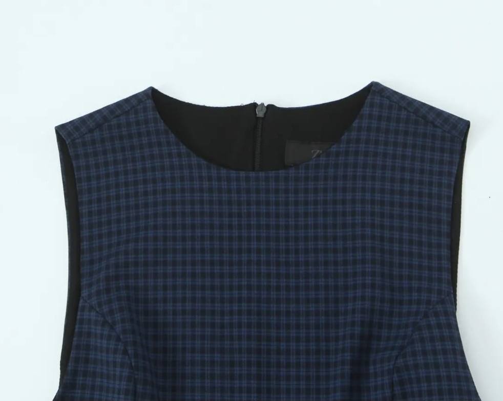 Ella Plaid Ruffle Mini Dress