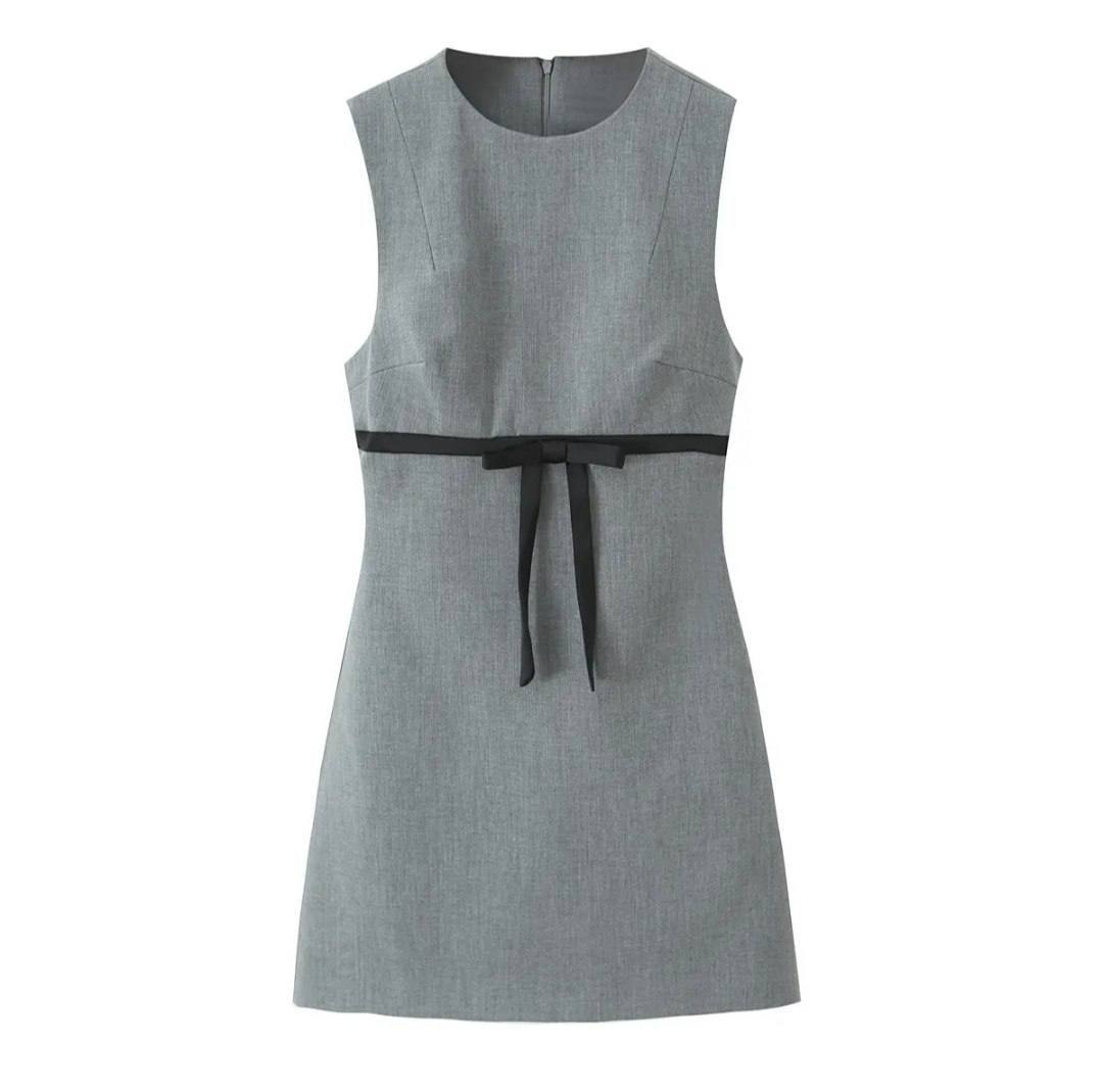 Zoey Front Bow Mini Dress