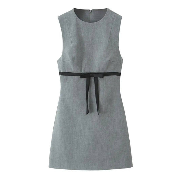 Zoey Front Bow Mini Dress