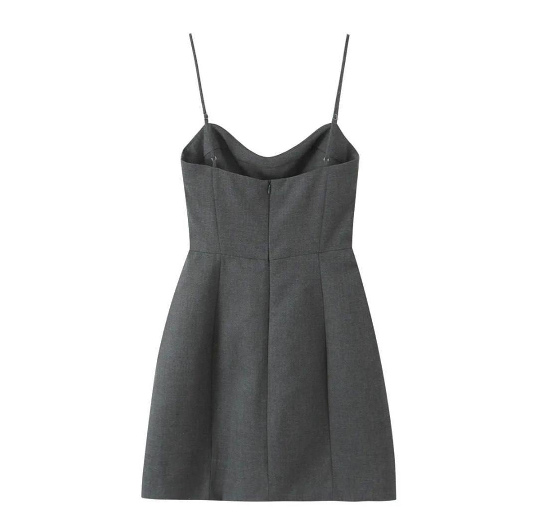 Sarah Backless Strap Mini Dress