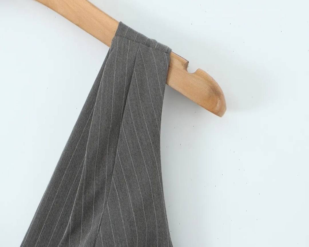Thea Stripped U Neck Jumpsuit