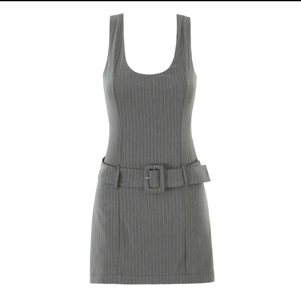 Thea Stripped U Neck Jumpsuit