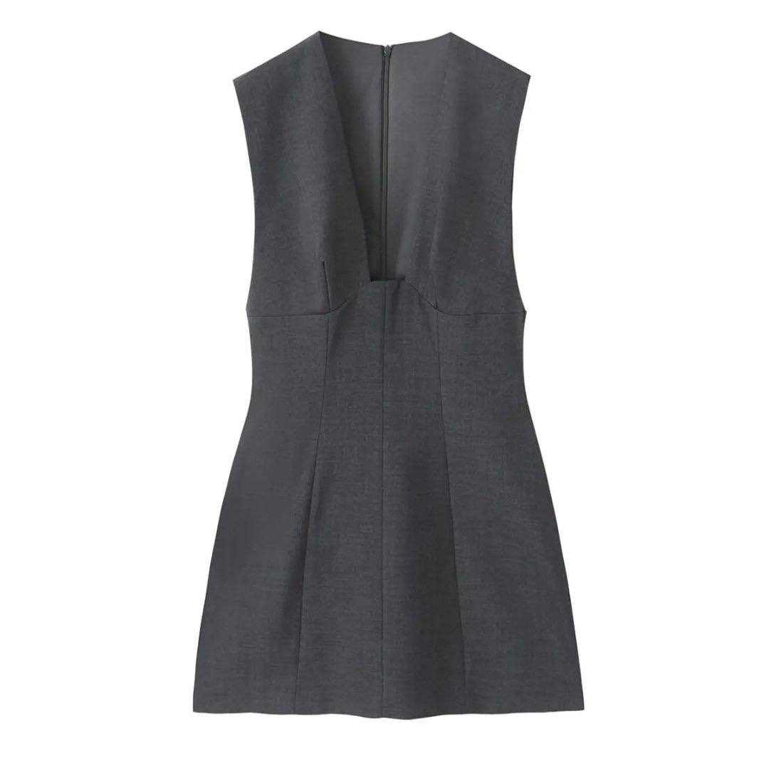 Rebecca V Neck Mini Dress