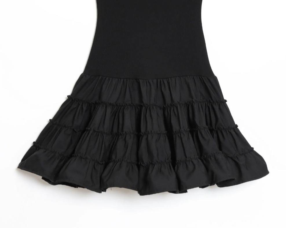 Hannah Ruffle Tank Mini Dress