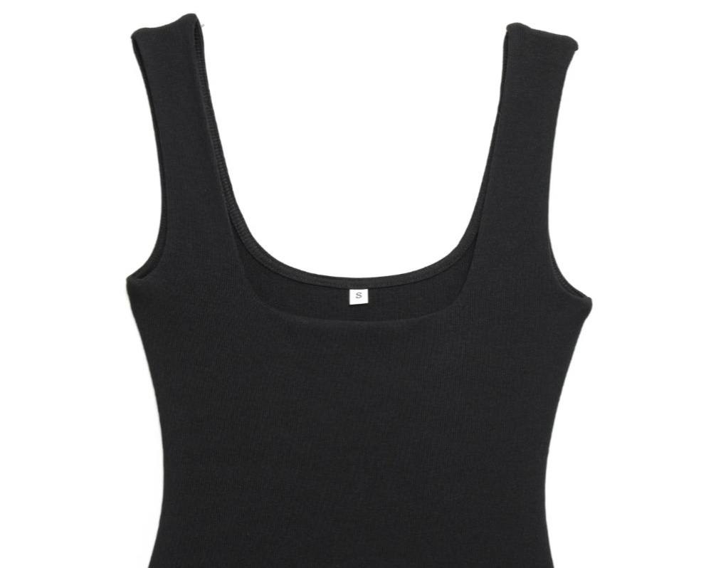 Hannah Ruffle Tank Mini Dress