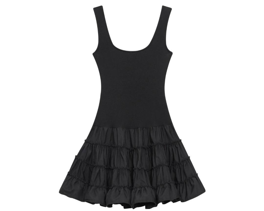 Hannah Ruffle Tank Mini Dress