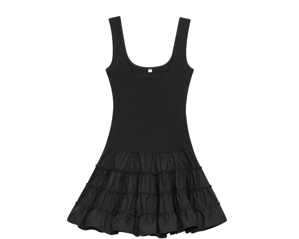 Hannah Ruffle Tank Mini Dress