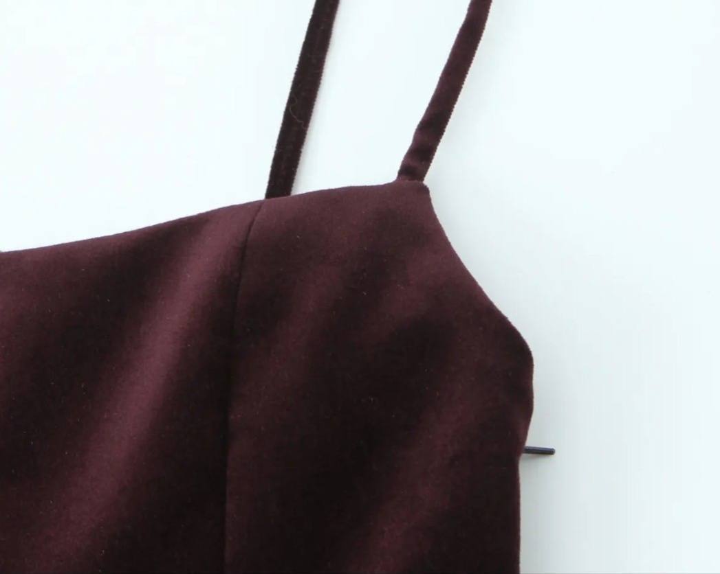 Emily Backless Strap Mini Dress