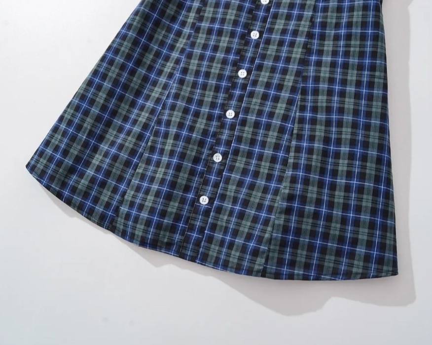 Nora Checkered Mini Dress