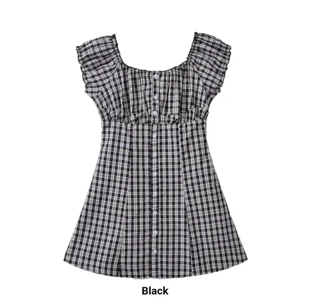 Nora Checkered Mini Dress