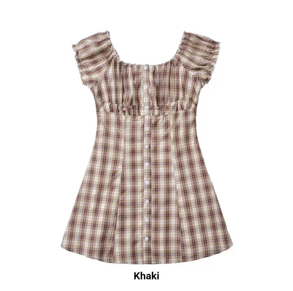 Nora Checkered Mini Dress