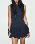 Ella Plaid Ruffle Mini Dress